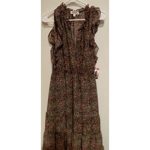 NWT BB Dakota Steve Madden Floral Ditsy Dress Peasant Size XL